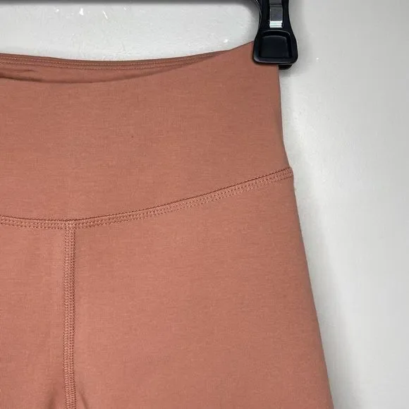 ‼️NWOT: MATE The Label Shorts Womens Large Bike Terracotta Stretch Organic - Picture 3 of 9